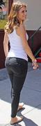 Maria Menounos - booty in jeans on the set of Extra in Los Angeles 03/27/13