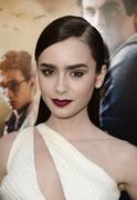 Lily Collins - The Mortal Instruments City Of Bones premiere in Hollywood 08/12/2013